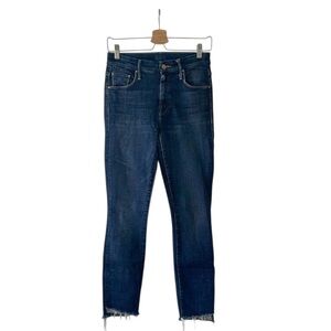 MOTHER Jeans The Looker Ankle Step Fray in Bombay Lost And Found Size 25